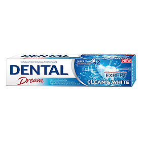 Kem đánh răng DENTAL dream expert clean & white sạch + trắng 100ml.