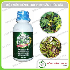 NANO Bạc Đồng AHT Trừ Nấm và Vi Khuẩn Cho Lan Cây Trồng - Chai 100ml  VTNN Nông Điền Trang