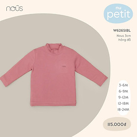 NO.US12-18m ÁO GIỮ NHIỆT CỔ 3CM CHO BÉ TRAI VÀ BÉ GÁI SIZE