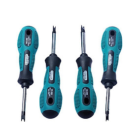 4Pieces Screwdriver Set U Type Multi Function Magnetic Slotted Screw Driver