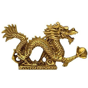 Mua Tượng Rồng phong thủy bằng đồng thau 13cm