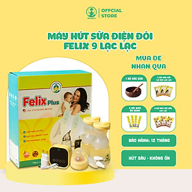 Máy hút sữa Điện Đôi Felix 9 Lạc lạc Dr.maya cấp độ hút chuyên sâu  Bảo