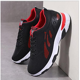 Giày sneakers nam thời trang Thiết kế Đế Cao Su Đúc, Chống Trơn Trượt đi êm chân