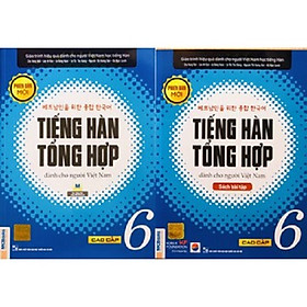 Combo Tiếng Hàn Tổng Hợp Dành Cho Người Việt Nam - Cao Cấp 6 bản 1 màu (SGK + SBT)