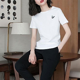 Áo Thun Nữ Thời Trang In Logo Thiên Nga