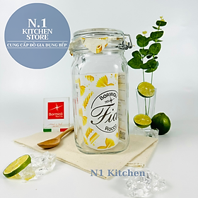 Hũ thủy tinh nắp cài kín hơi Fido - Bormioli Rocco Ý - Hàng chính hãng