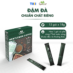 Gentlemen Coffee Goce - Cafe Nam hòa tan 3 trong 1 - 270g (15 gói x 18g)