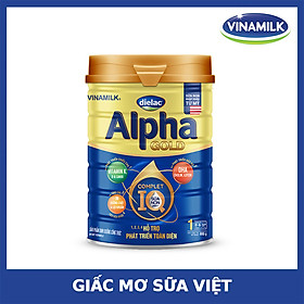 Sữa bột Vinamilk Dielac Alpha Gold 1 800g cho trẻ từ 0 - 6 tháng tuổi