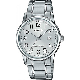 Đồng hồ nam dây thép không gỉ casio MTP-V002D-7BUDF