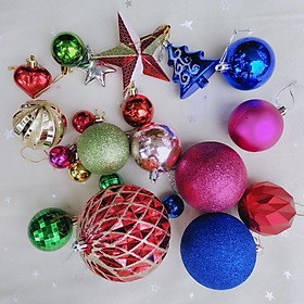 Mua Set phụ kiện 20 món hỗn hợp N35 trang trí noel trang trí cây thông