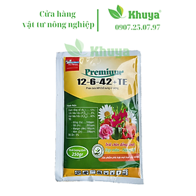 Phân bón NPK vi lượng Premium 12-6-42+TE 250gr Chín Trái - Đẹp Màu - Nặng Ký