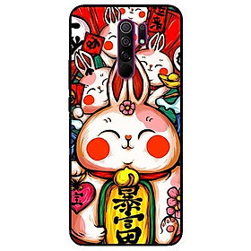 Ốp lưng dành cho Xiaomi Redmi 9 mẫu Thỏ Trắng