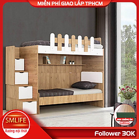 Mua Giường tầng gỗ hiện đại cho bé SMLIFE Scalerias