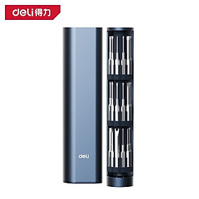 Bộ Tua Vít Đa Năng Từ Tính Deli Nhiều Chi Tiết Cao Cấp Chính Hãng - Thiết Kế Hiện Đại, Đầu Vít Nam Châm Dễ Dàng Sử Dụng - DL240025B