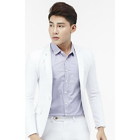 Áo Vest Nam Cài Nút Titishop AVN113 - Trắng (Size