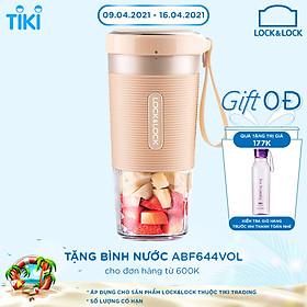Máy Xay Sinh Tố Cầm Tay Lock&Lock EJJ321 (50W - 300ml) - Hàng Chính Hãng