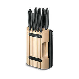 Mua Bộ dao bếp 11 món Swiss Classic VICTORINOX - THỤY SĨ : Giải pháp cất giữ dao tinh tế  sang trọng  kết hợp nhiều chức năng trong một khối duy nhất Thiết kế gọn gàng với chất liệu làm bằng gỗ dẻ gai cao cấp
