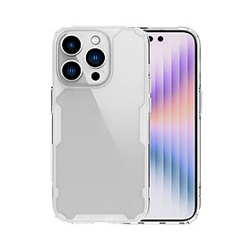 Ốp lưng dẻo TPU cho iPhone 14 Pro Max (6.7 inch) hiệu Nillkin Nature TPU Pro Case chống sốc, chống chịu mọi va đập - hàng nhập khẩu