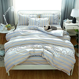 Bộ chăn ga gối Cotton cao cấp 1m6x2m DQK163