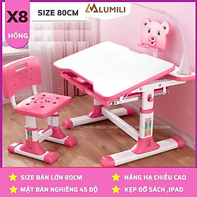 Mua bàn ghế trẻ em chống gù chống cận phù hợp cho bé từ 3 đến 15 tuổi nâng hạ độ cao dễ dàng nghiêng mặt bàn