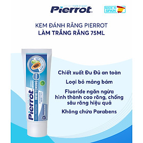 Kem đánh răng Pierrot làm Trắng răng 75ml
