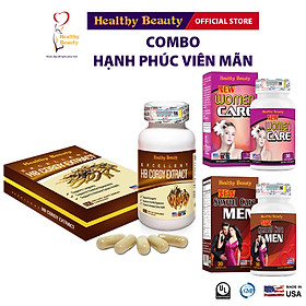 ComBo Hạnh Phúc Viên Mãn New Sexual Care Men & New Women Care & HB Cordy