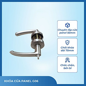 Khóa cửa panel phòng sạch G0606