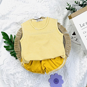 Bộ cotton lạnh sát nách cao cấp họa tiết dể thương cho bé