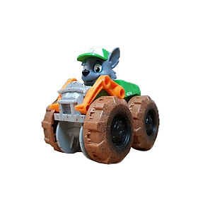 Đồ chơi chó cứu hộ Paw Patrol, mô hình đồ chơi chú chó cứu hộ Rocky, bánh xe di chuyển nhanh