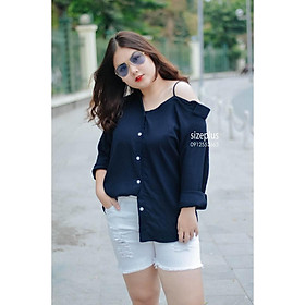 Mua Áo sơ mi nữ thời trang dài tay hở vai nhún bèo - Hàng cao cấp tại Kính Xinh Mua Áo Sơ Mi Nữ Thời Trang Dài Tay Hở Vai Nhún Bèo - Hàng Cao Cấp Tại Kính Xinh
