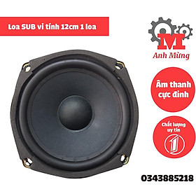 Mua Loa vi tính 12cm 1 loa  dùng làm loa sub vi tính hoặc dùng làm loa trung cho thùng loa có bass lớn