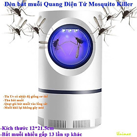 Mua Đèn bắt muỗi quang điện tử Mosquito Killer dùng tia UV bằng nhiệt độ cơ thể thu hút muỗi cổng USB