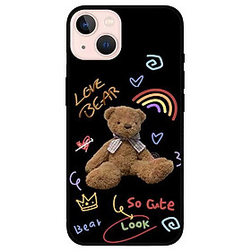 Ốp lưng dành cho Iphone 13 Mini - Iphone 13 - Iphone 13 Pro -  Iphone 13 Pro Max - Chú Gấu Love Bear