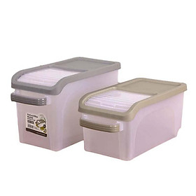 Mua Thùng đựng gạo có bánh xe nắp trượt tiện lợi