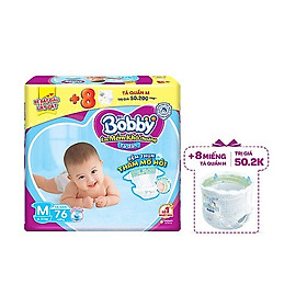 BOBBY TẢ DÁN M76 ( TẶNG 8 MIẾNG TẢ QUẦN SIZE M)