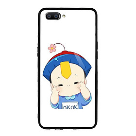 Ốp Lưng Kính Cường Lực cho điện thoại Realme C1 - 03040 7875 LITTLEBOY01 - Tiểu Cương Thi - Hàng Chính Hãng