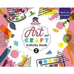 Art and Craft Activity Book 2 for 5-6 Year old kids with free craft material