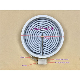 Mua Mâm Nhiệt Bếp Hồng Ngoại 23cm 1 Vòng Nhiệt có Cảm Biến Mới !