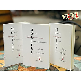 Bộ 3 cuốn Molière: NGƯỜI BIỂN LẬN - BỆNH TƯỞNG - TRƯỞNG GIẢ HỌC LÀM SANG - Nguyễn Văn Vĩnh dịch – Xuất bản Khác 