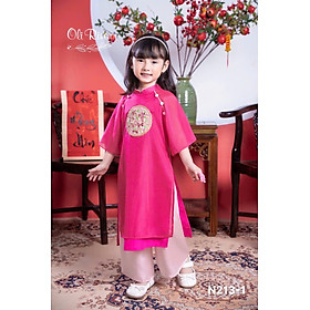 Bộ áo dài tết cho bé gái 12-40kg diện lễ tết noel giáng sinh năm mới