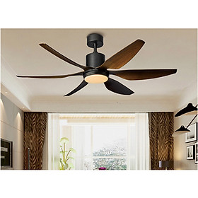 Mua Quạt Trần Động Cơ DC 2 Chiều 6 Tốc Độ Gió  6 Cánh  1 Đèn Giữa - 95G