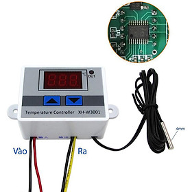 Công tắc cảm biến nhiệt độ W3001 12VDC/220VAC