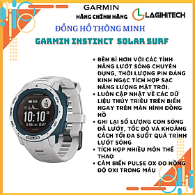 Mua Đồng Hồ Thông Minh Garmin Instinct Solar Camo Lichen  / Instinct Solar Camo Graphite / Instinct Solar Surf Pipeline  Cloudbreak - Hàng Chính Hãng FPT