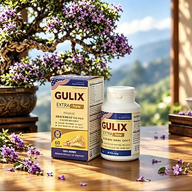 Viên Gout GULIX Extra new Vinaphar Hộp 60 Viên - Tăng cường chuyển hóa, lợi tiểu, giúp đào thải acid uric trong máu