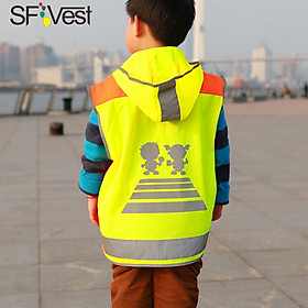 Áo Phản Quang Bảo Vệ Tổng Thể Cho Trẻ Em SFVest Vàng
