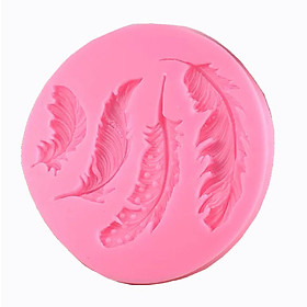 Large and Small Feather Sugar Buttons Silicone Mold Fondant Mold Cake Decorating Tools Chocolate Gumpaste Mold