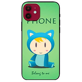 Ốp lưng dành cho Iphone 12 - 12 Pro mẫu Mèo Xanh