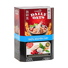 Yến Mạch Thùng Daily Oats Nguyên Hạt 4,52kg (Dạng Hạt Cán Vỡ) - Thực phẩm ăn kiêng hỗ trợ giảm cân tốt cho sức khỏe