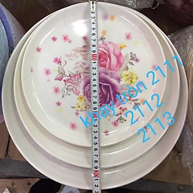 Mua  KHO SỈ  Đĩa nhựa phíp tròn hoa đủ size hàng dày - Nhiều màu