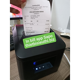 Máy in hóa đơn bán hàng kết nối điện thoại Xprinter K80mm cổng Lan